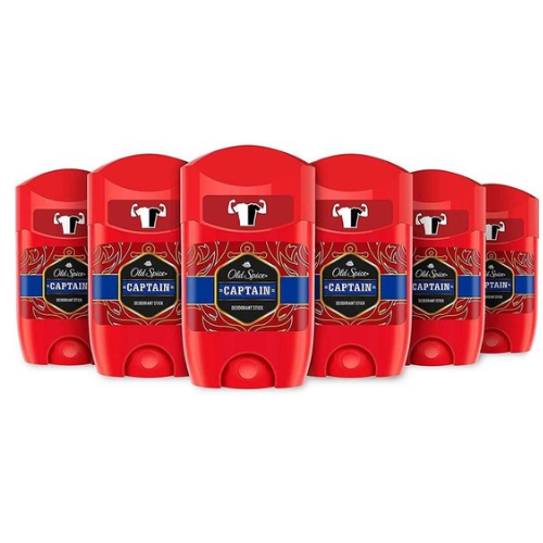 Déodorant en stick Old Spice Captain (6 x 50 ml)