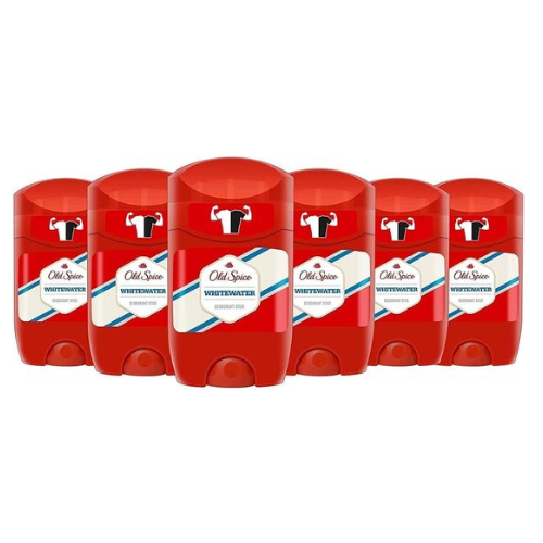 Déodorant Old Spice Whitewater Stick - Pack économique 6 x 50 ml