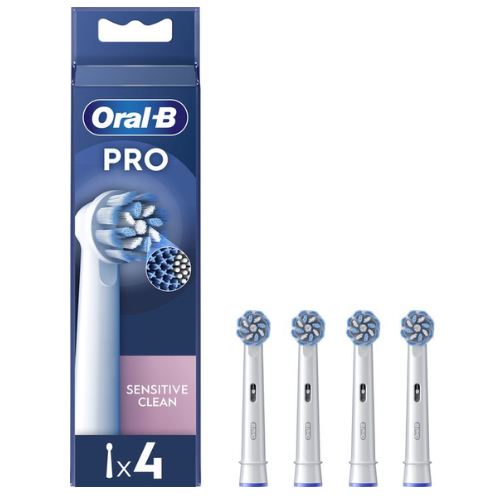 Brossettes de brosse Oral-B Sensitive Clean Pro - Lot de 4