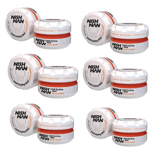 Nish Man - Cire capillaire - 06 Mystic Gummy - 6 pièces