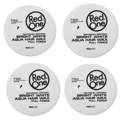 Cire capillaire RedOne – Cire capillaire Aqua Blanche - 4 x 150 ml