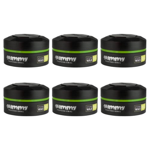 Cire coiffante gommeuse finition mate - Pack économique 6 pièces