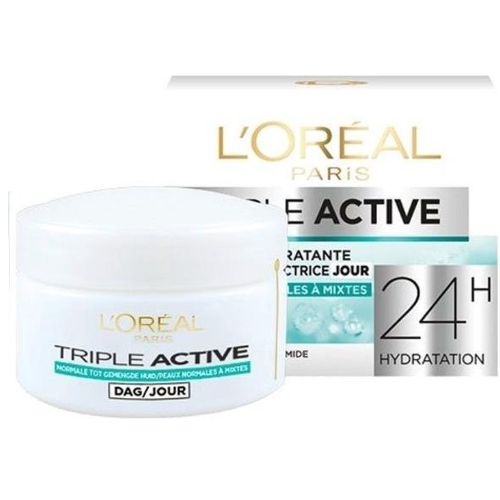 L'Oréal Paris Crème de Jour Triple Active Peaux Normales à Mixtes - 50 ml