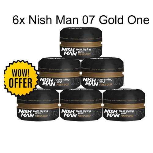Nishman - Cire coiffante - 07 Gold One 6 pièces - Cire coiffante - Cire coiffante - 6 pièces