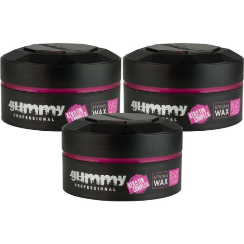 Cire coiffante gommeuse Gloss Extra Hold 150 ml (pack de 3)