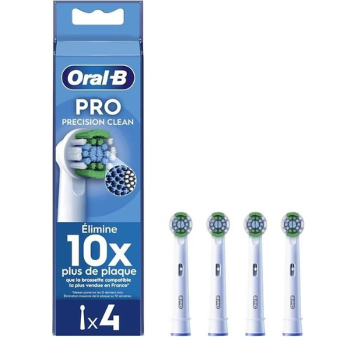 Brossettes de nettoyage Oral-B Pro Precision Clean, lot de 4