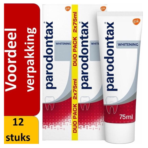 Parodontax - Dentifrice - Blanchissant - 12 x 75 ml