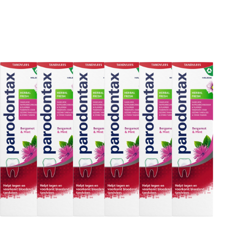 Dentifrice Parodontax Herbal Fresh - 6 x 75 ml