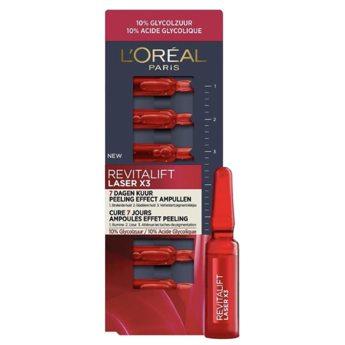 REVITALIFT Laser X3 Ampoules Effet Peeling Cure 7 Jours