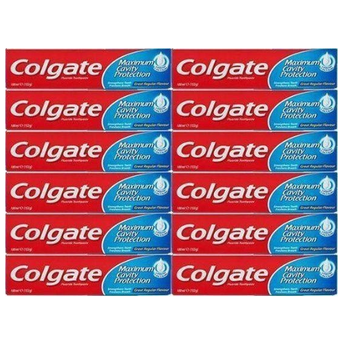 Colgate - Dentifrice - Protection maximale contre les caries - 12 x 100 ml