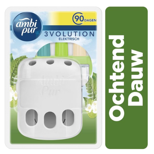 Désodorisant électrique Ambi Pur 3Volution Kit de démarrage + Recharge Morning Dew
