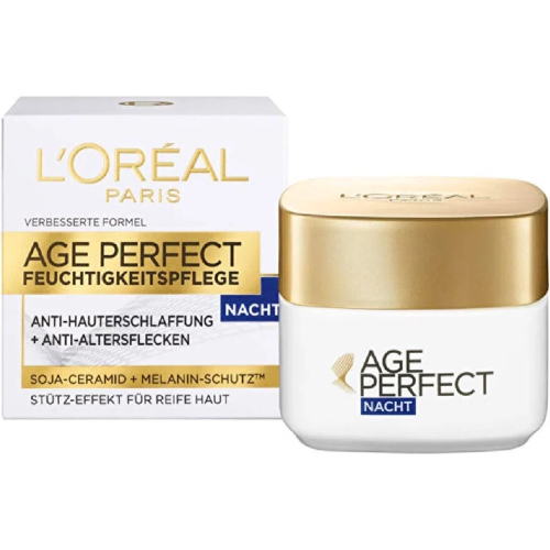 Crème de nuit anti-relâchement et anti-taches Age Perfect de L'Oréal