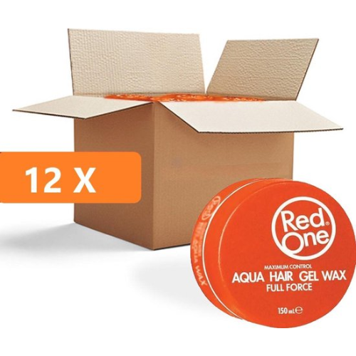 Cire capillaire Red One Orange Aqua Orange - pack économique de 12 pièces