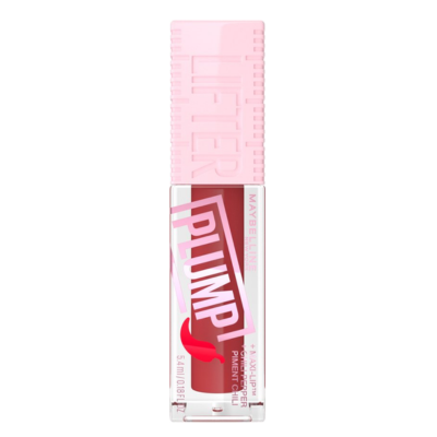 Maybelline - Lifter Plump - Lip Plumping lipgloss - langdurig vollere lippen - verwarmende sensatie met 5% Maxi-Lip™ en chilipeper - 006 Hot Chili - 5,4 ml