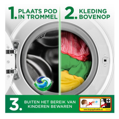 Ariel 4in1 Wasmiddel Pods Actieve Geurbestrijding - 15 stuks