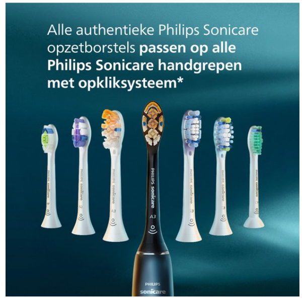 Philips Sonicare ProResults C1 – Opzetborstels voor Elektrische Tandenborstel – Wit – Verpakking van 3 x4pack