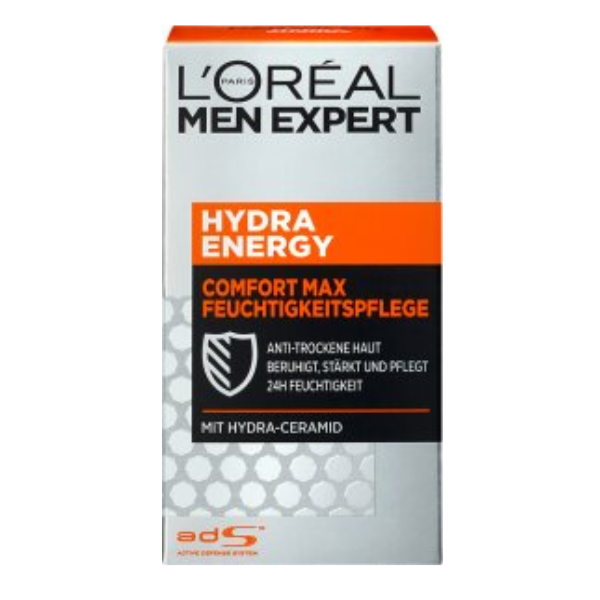 L’Oréal Paris Men Expert Hydra Energetic Comfort Max Dagcrème - Hydraterend voor Droge Huid -voordeelverpakking 6x 50 ML