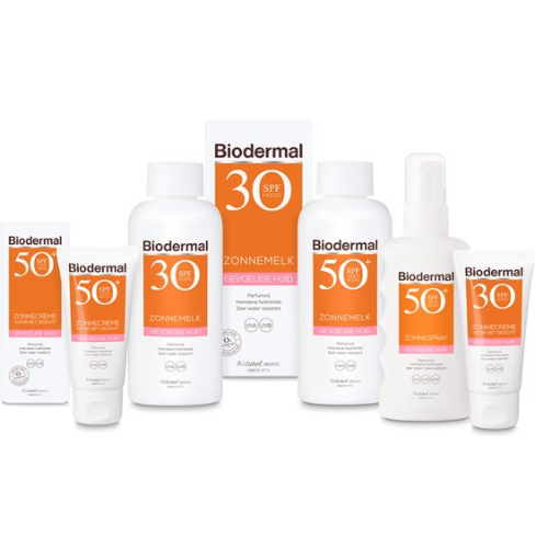 Spray solaire Biodermal peaux sensibles SPF 50+ - Spray solaire - convient également aux enfants - 175 ml