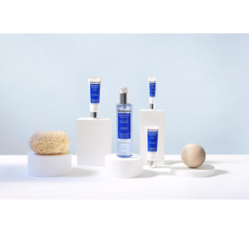 Biodermal Sensitive Balance Gel-Crème Contour des Yeux - Soin visage à l'acide hyaluronique - Contour des yeux peaux sensibles - 15 ml