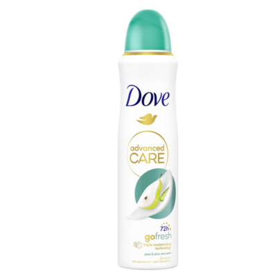 Dove Deodorant Spray Advanced Care Peer & Aloe Vera - 150 ml