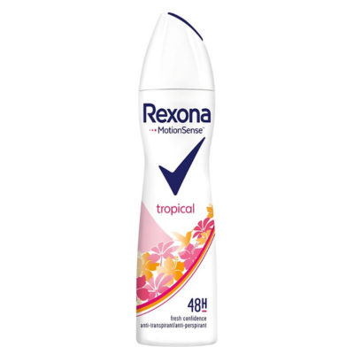 Rexona - Deodorant Spray - Motion Sense - Tropical - Anti-Transpirant & Perspirant - 150ml