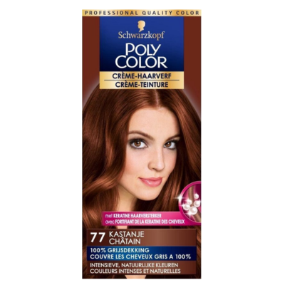 schwarzkopf Poly Color Haarverf  Kastanje 77