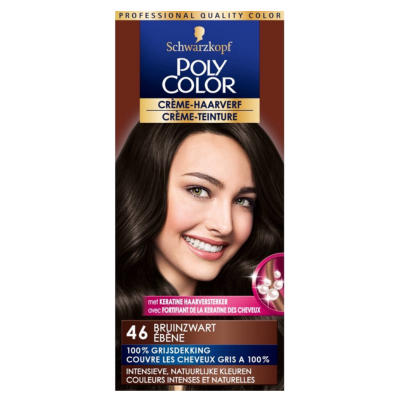 Schwarzkopf Poly Color Creme Haarverf 46 Bruinzwart