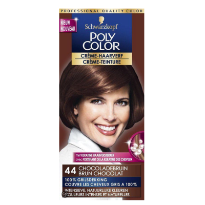 Schwarzkopf Poly Color Haarverf - 44 Chocoladebruin