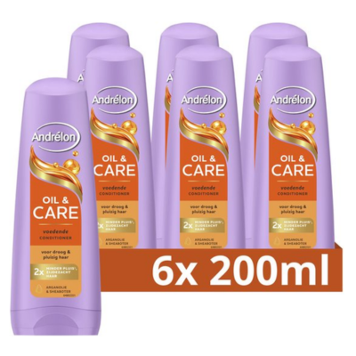 Andrélon - Conditioner - Oil & Care - 6 x 200 ml