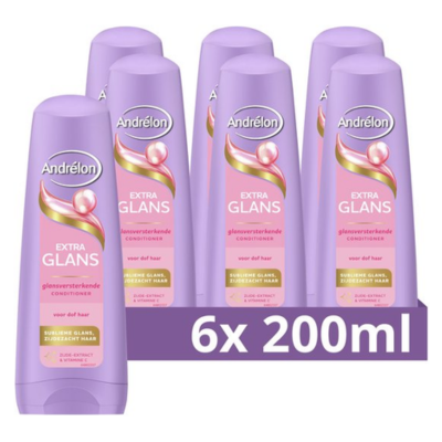 Andrélon - Conditioner - Extra Glans - 6 x 200 ml