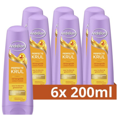 Andrélon - Conditioner - Perfecte Krul - 6 x 200 ml
