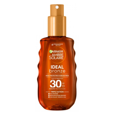 Garnier Ambre Solaire Ideal Bronze Beschermende Olie SPF30 – 150 ml - Luxueuze Zonbeschermingsolie mét Karitéboter