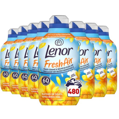 Lenor Fresh Air Wasverzachter Stralende Zon - 8 x 60 Wasbeurten