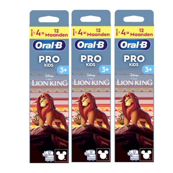 Oral-B Pro Kids Opzetborstels - Met Disney The Lion King - 12 Stuks