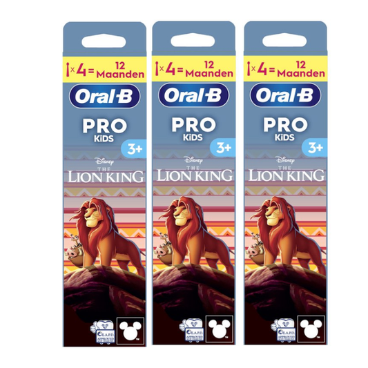 Oral-B Pro Kids Opzetborstels - Met Disney The Lion King - 12 Stuks