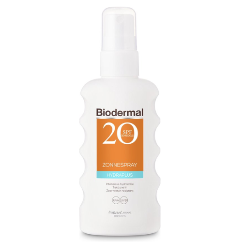 Crème solaire Biodermal – Spray solaire Hydraplus – Spray solaire avec SPF 20 - 175 ml