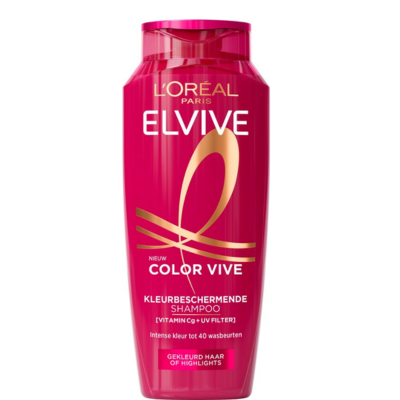 L'Oréal Paris Elvive Color Vive Shampoo - Gekleurd haar of highlights - Behoudt de kleurintensiteit en levendigheid van de kleur - 250ml