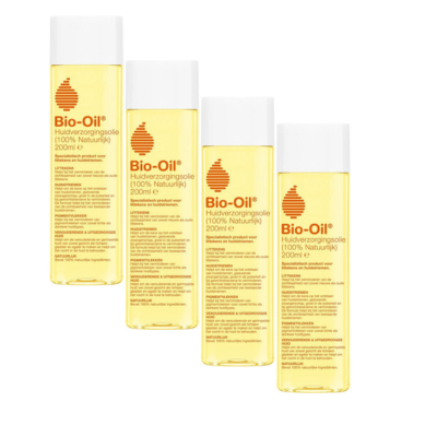 Bio-Oil Huidverzorgingsolie 100% Natuurlijk - Voordeelverpakking 4 x 200ml