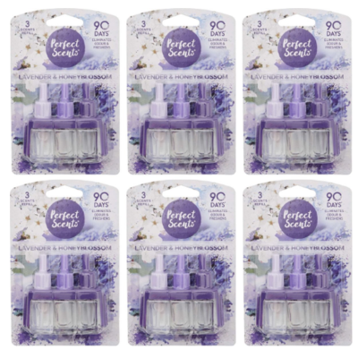 Perfect Scents 3Volution Navulling Lavender & Honyblossom - 6 x 20 ml