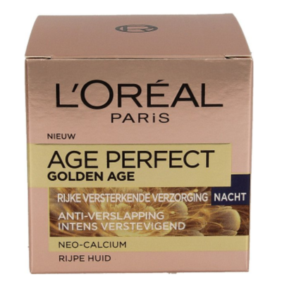 L’Oréal Paris Age Perfect Golden Age nachtcrème - Met Neo-Calcium - Om de huid te verstevigen - 50 ml